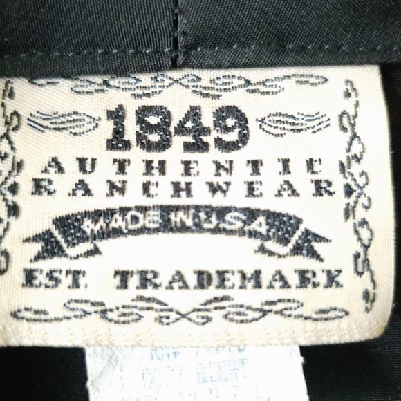 Vintage 1849 AUTHENTIC RANCHWEAR DRESS - Picture 2 of 8